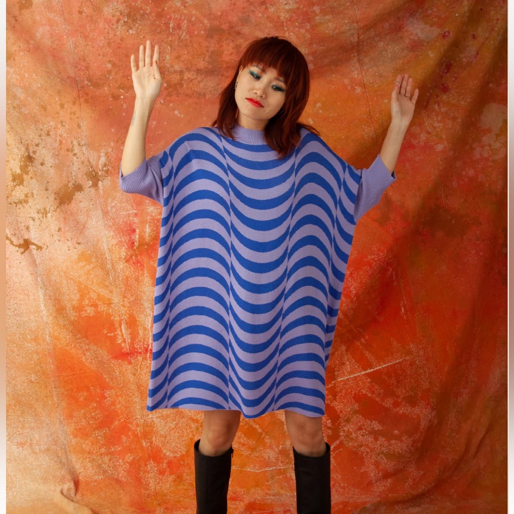 NWT Kerisma WaWa Dress in Ultramarine/Lavender